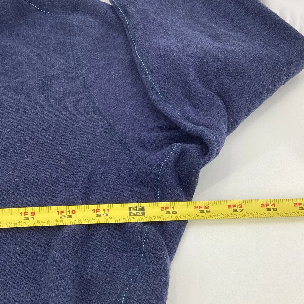 Tommy Bahama Reversible Quarter Zip Sweater Men XL Navy Blue Olive 100% Cotton